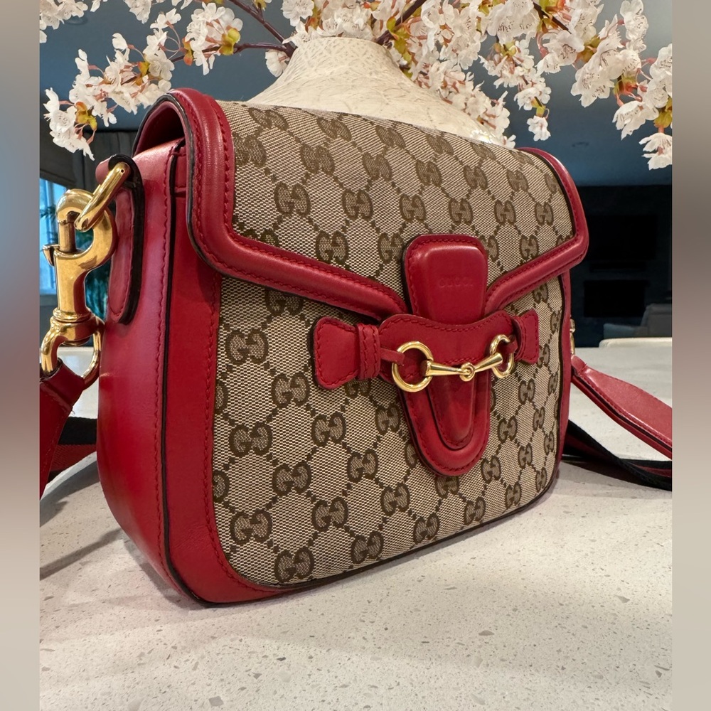Gucci Lady Web GG Supreme crossbody with web strap - Picture 3 of 9